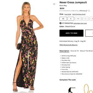 Never Cross Jumpsuit from REVOLVE